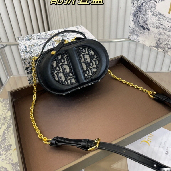 디* CD 시그니처 오벌 카메라백