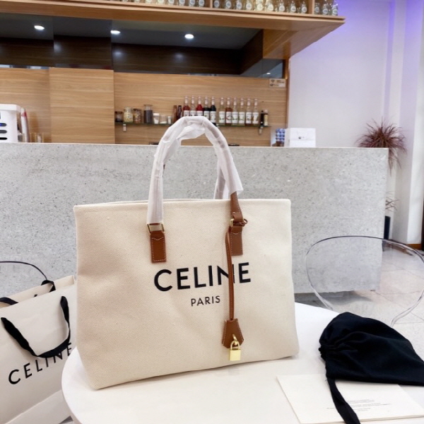 셀* 호리즌탈 카바스 캔버스 쇼퍼백