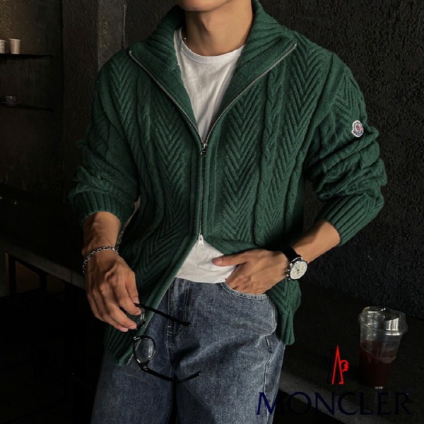 피셔맨 투웨이 니트 집업