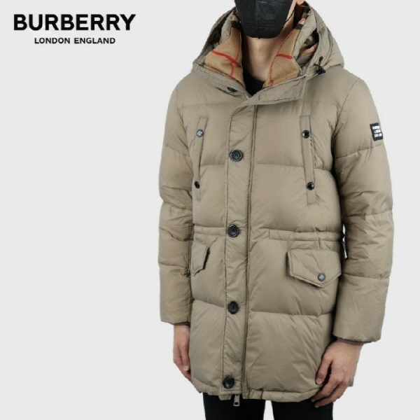 기모체크 롱패딩 수입최고급