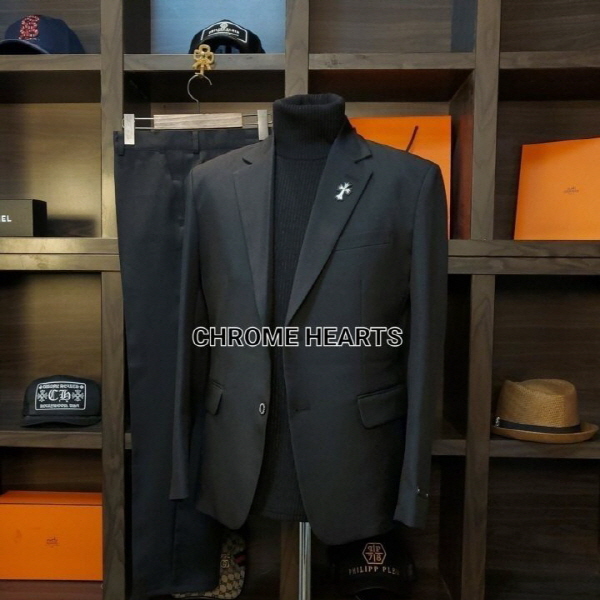 크* 크로스 카라 메탈스터드 슈트셋트