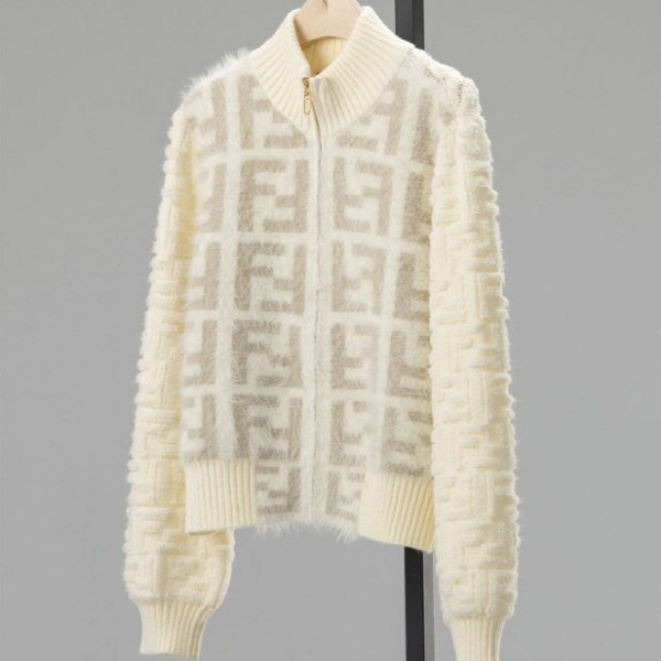 펜* 수입고급 화이트 밍크 보머 재킷 (여성)