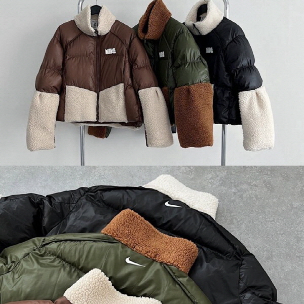 나** X 사** 여성 양털 시어링패딩