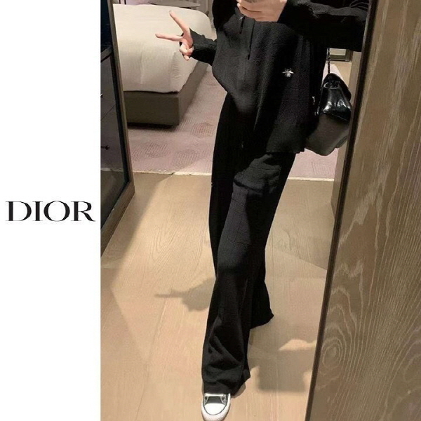 디* 자수로고 패턴후드 집업세트