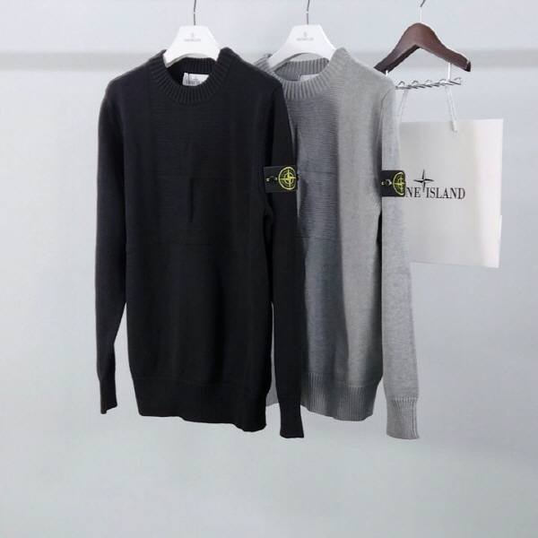 22FW 와펜패치 컴퍼스로고 스웨터