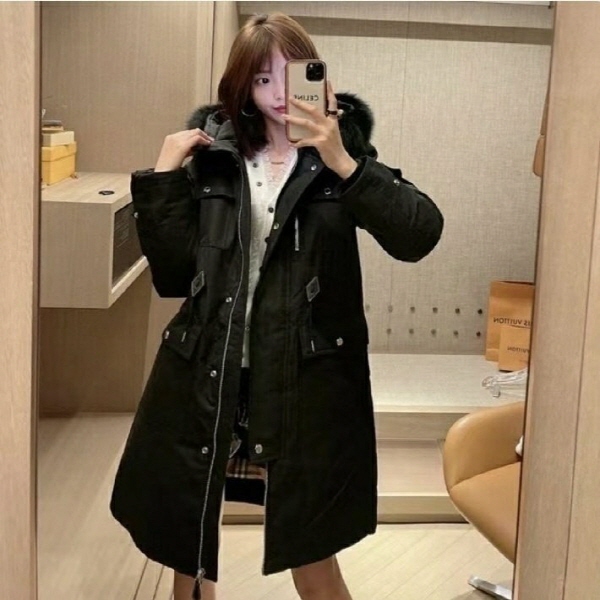 야상 롱 구스 다운 패딩 재킷 (수입)