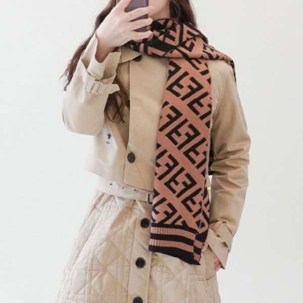 펜* 남여공용 FF로고 리버서블 캐시미어 머플러 