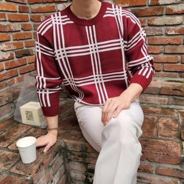 크리스마스 체크니트