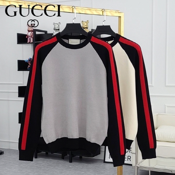 구* 레드라인 라운드 니트