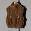 펜* 수입고급 mink gilet 밍크 조끼 (여성)