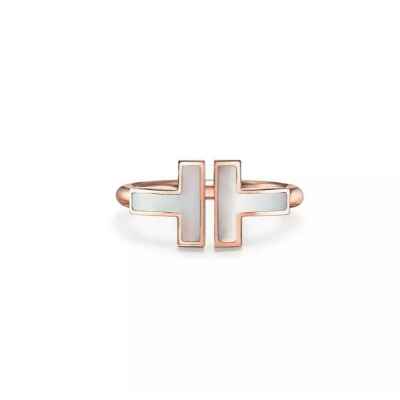 티** 반지 마더오브펄 화이트