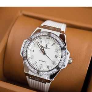 위** 수입고급 빅뱅 원클릭 스틸 화이트 다이아몬드 BIG BANG ONE CLICK STEEL WHITE DIAMONDS